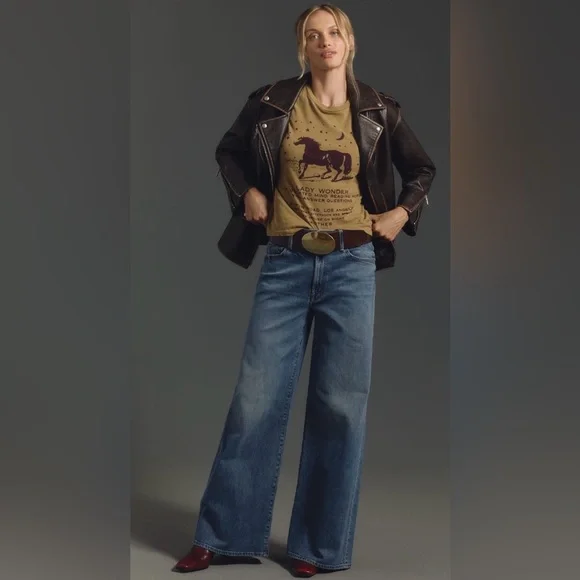 ‼️RARE‼️🎸MOTHER🎸🔥NWOT🔥The Lil Goodie Goodie Graphic Tee in Lady Wonder— M - Picture 2 of 16